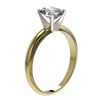 Image 4 : 1.25 CTW Certified VS/SI Quality Oval Diamond Solitaire Ring 10K Yellow Gold - REF-370X8T - 32915