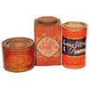 Image 1 : Coffee tins (3); Honeymoon Breakfast Coffee, Gillies Coffee Co. & Thomas J. Webb Coffee tins, Fair t