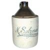 Image 1 : M. Salzman Co. 1/2 gal. stoneware advertising jug, "Purity Above All", faintly bottom stamped R.C.P.