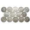 Image 1 : Silver dollars (14); all Morgans, 1897-S (1), 1897 (6) & 1898 (7), all VG to VF condition.