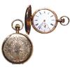 Image 1 : Pocket watch, "Remontoir Ancre Ligne Droite Spiral Brequet", 16 size, 15 Rubis, #147566, 14K nicely 