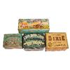 Image 1 : Tobacco tins (4); Mick McQuaid Cut Plug, 3 Kings, Allen & Ginter's Dixie & Allen & Ginter's Imperial