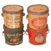 Image 1 : Peanut butter 1# pails (4); Royal Club, Forster's, Bayle & Ontario brands, all w/lids & Good to VG c