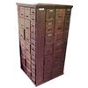 Image 1 : Revolving nut & bolt hardware cabinet, oak, 4 sided, makers tag w/1901 pat. date, VG condition, 26" 