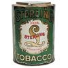 Image 1 : Sterling Tobacco bulk canister, great color & VG condition, 11.5"H.
