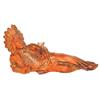 Image 1 : Ohio Matches Indian chalkware countertop display, used to sell matches in cigar stores, original gol