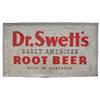 Image 1 : Dr. Swett's Root Beer self framed tin sign, c.1950, VG condition, 56"W x 32"H.