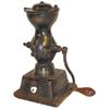 Image 1 : Enterprise coffee grinder, cast iron mounted on wood base, center iron drawer w/porcelain knob, orig