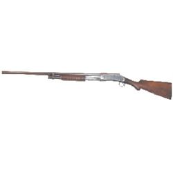 Winchester shotgun, Model 97, 12 gauge, 30" full choke barrel, last pat. July 5, 1910, Serial #52841