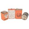 Image 1 : Gunpowder tins (4); Dupont Gunpowder, Hercules Powder & Sporting Powder w/paper labels, Good to Exc.