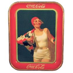 Coca-Cola serving tray, 1930, American Art Works, Coshocton, OH, VG condition.