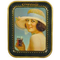 Coca-Cola serving tray, 1922, American Art Works, Coshocton, OH, Exc. condition.