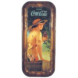 Coca-Cola serving tray, 1916, Passaic Metalware Co., Passaic, NJ, VG condition.