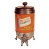 Image 1 : Eskimo Pie ice cream bar dispenser, colorful litho on metal center section, aluminum lid & base w/ca