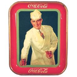 Coca-Cola serving tray, 1928, Fountain Sales, American Art Works, Coshocton, OH, Near Mint condition