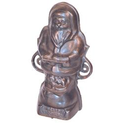 Griswold Santa cake mold, "Hello Kiddies!", marked Griswold Mfg. Co., Erie, PA., #897 & 898, Exc. co