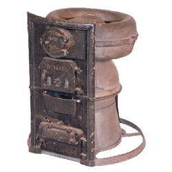 Salesman sample furnace, "Garland", mfgd. by the Michigan Stove Co., Detroit, cast aluminum, complet