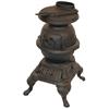 Image 1 : Miniature toy parlor stove, "Spark", cast iron, internal grate, sliding vents, all original, complet