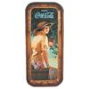 Image 1 : Coca-Cola 1916 rectangular tray, Elaine, VG condition, 8.5"W x 19"H.