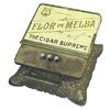 Image 1 : Flor de Melba Cigar nipper, not marked but probably mfgd. by Brunhoff, minor paint loss on letter M 