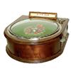 Image 1 : Trade stimulator, King Six 5 Cent in curved wooden cabinet, restored, Rare very large size, Exc. con