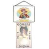 Image 1 : Combat High Grade Cigar sign, litho on paper on cdbd. advertising frame, Exc. condition, 6"W x 10"H 