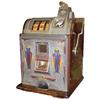 Image 1 : Slot machine, Jennings Victoria Jackpot, 10 Cent, classic Art Deco styling, c.1932, Exc. working con