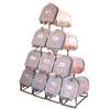 Image 1 : Probat stacked candy jar display, Rare horizontal 10 stack, Type 31, No. 1 Size, curved glass jars w