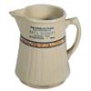 Image 1 : Red Wing stoneware spongeband pitcher w/advertising, Sheboygan, WI, Art G. Schmitt-The Homelike Stor