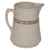 Image 1 : Red Wing stoneware spongeband pitcher, bottom stamped, Exc. condition, 7.75"H.