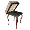 Image 1 : Bang's soda fountain table, cast iron w/lift up glass display case top, partial decal on front, VG c