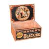 Image 1 : Mason's Blacking dovetailed wooden box w/paper lithos, both in Exc. condition, the nicest condition 