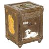 Image 1 : Mechanical bank, Watchdog Safe, J&E Stevens, painted fancy cast iron, dog on front moves mouth when 