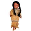 Image 1 : Frowning Indian German character doll, bisque head w/glass eyes & open mouth, jointed composition bo