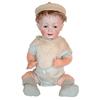 Image 1 : Doll, J.D. Kestner character baby, bisque socket head marked J.D.K.-226, Made in Germany, bent limb 