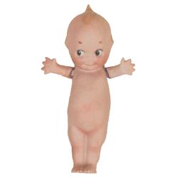Figurine, Rose O'Neill Kewpie, bisque, bottom signed Rose O'Neill, Exc. condition, 4.5"H.