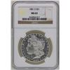 Image 1 : 1881-S $1 Morgan Silver Dollar Coin NGC MS63