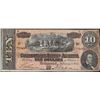Image 1 : 1864 $10 Confederate States of America Note