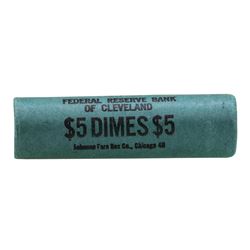 Roll of (50) 1964-D Brilliant Uncirculated Roosevelt Dimes