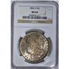 Image 1 : 1884-O MORGAN DOLLAR, NGC MS-64  OBV COLOR