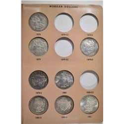 MORGAN DOLLAR BOOK w/31 DIFF-L@@K