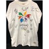 Image 1 : 1998 NAGANO OLYMPICS ATHLETES SIGNED OFFICIAL T-SHIRT