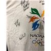 Image 4 : 1998 NAGANO OLYMPICS ATHLETES SIGNED OFFICIAL T-SHIRT