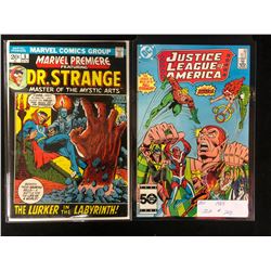 COMIC BOOK LOT (DR.STRANGE #5/ JUSTICE LEAGUE OF AMERICA #243)