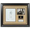 Image 1 : Thomas Edison 19.5x23.5 Custom Framed Display with (1) Hand-Written Word (JSA LOA Copy)