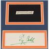 Image 2 : Ty Cobb 19.5x23.5 Custom Framed Cut Display with (1) Hand-Written Word From Letter (JSA LOA Copy)
