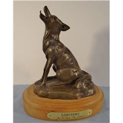 Cuts The Rope, Clarence bronze, Lonesome Coyote, 2/50,