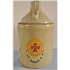 Image 2 : Cuts The Rope, Clarence painted war shield on 1/2 gal crock jug, 1979