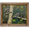 Image 2 : Pickthorn, A. Nadine, Raccoons, Canvas Print , 9.5 x 7.5