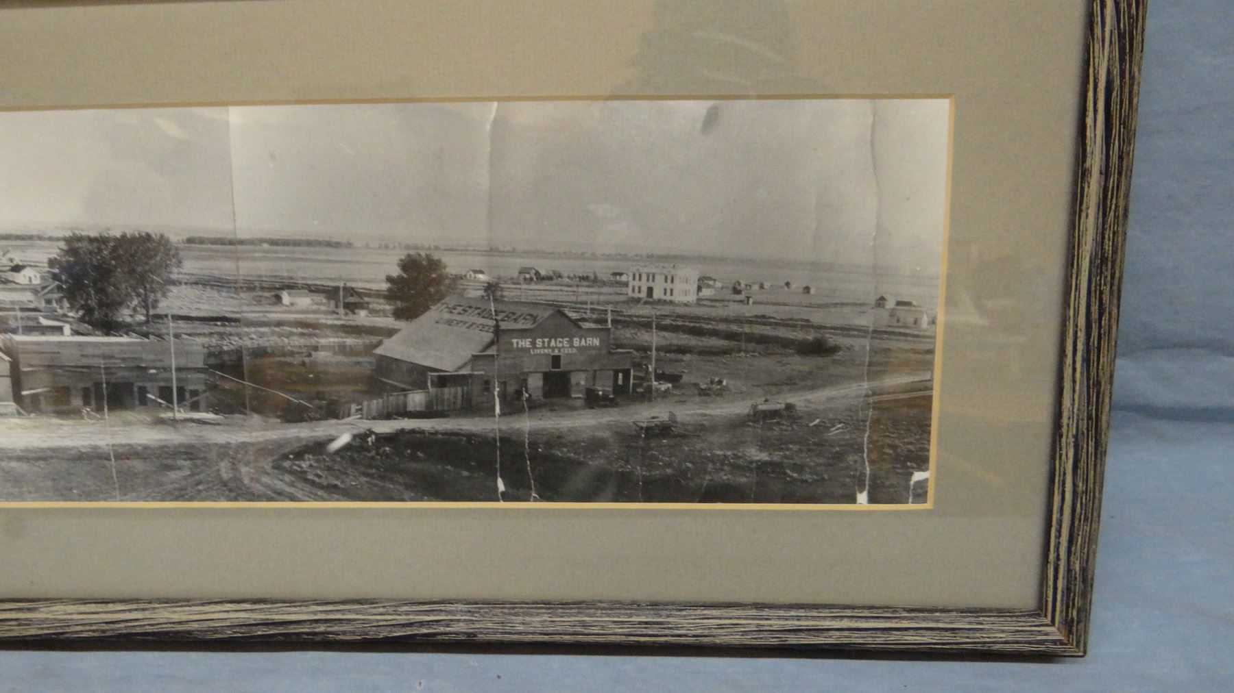 Dodson, MT panoramic photo, 5" h x 36" w